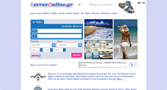 Desktop Screenshot of lesvosonline.gr